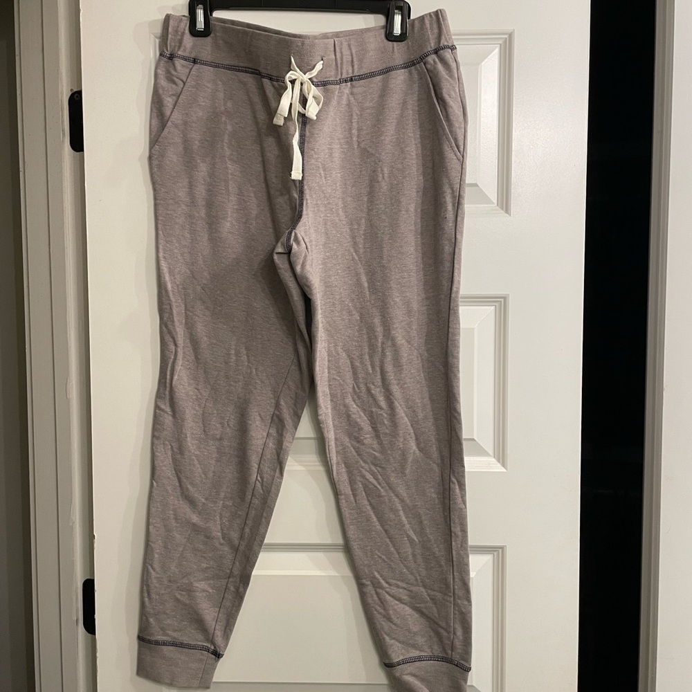 NWT Pajama Drama beige pants- M